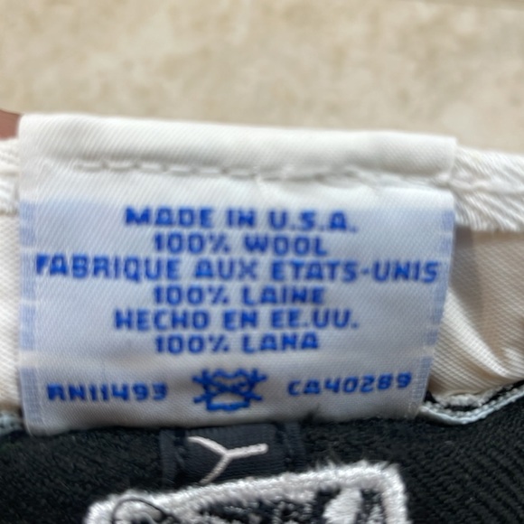 New Era 59FIFTY Frederick Key Fitted Hat 7 3/8 Black Orange 100% Wool Cap - Picture 11 of 13